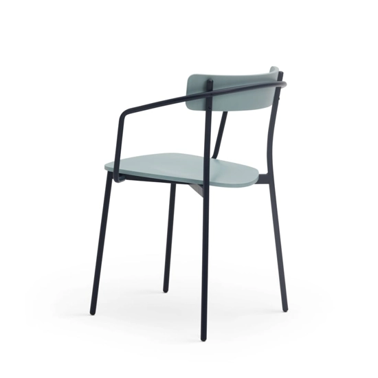 Kat Metallo con Braccioli Metal chairs Origins 1971 4
