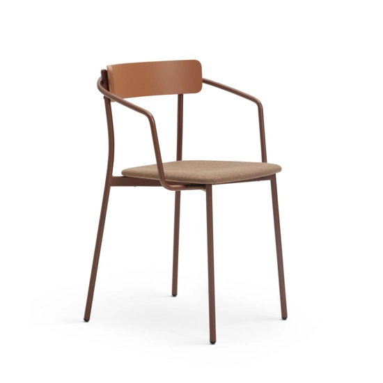 Kat Metallo - Imbottita con Braccioli Metal chairs Origins 1971 1