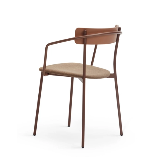 Kat Metallo - Imbottita con Braccioli Metal chairs Origins 1971 3