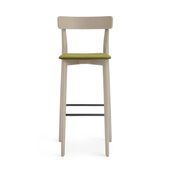 Kat Sgabello Legno - Imbottito Wooden stools Origins 1971 1