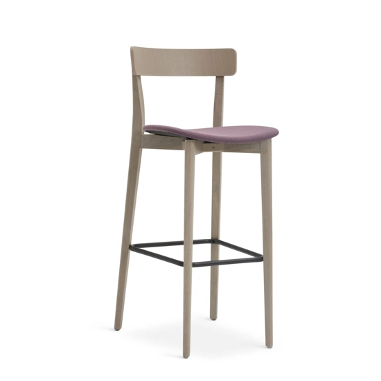 Kat Sgabello Legno - Imbottito Wooden stools Origins 1971 4