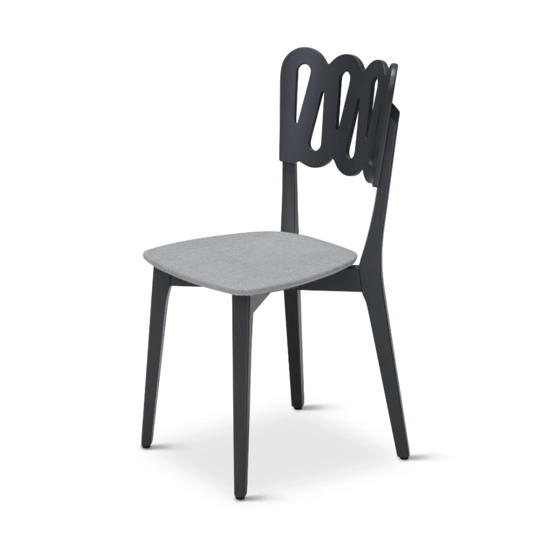 Lotus Imbottita Sedie in legno moderne Origins 1971 3