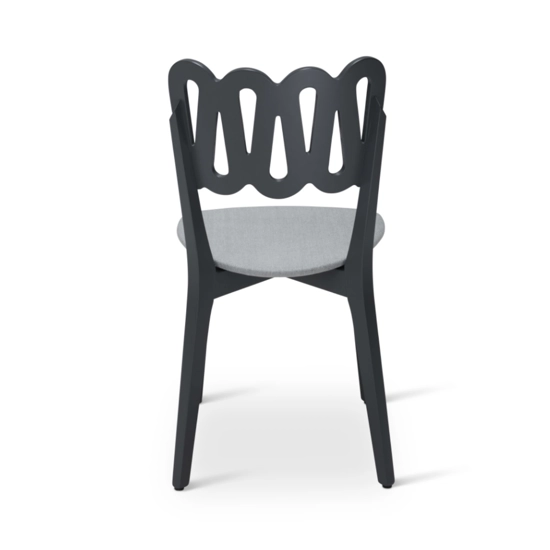 Lotus Imbottita Sedie in legno moderne Origins 1971 4