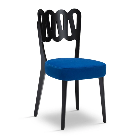 Lotus Imbottita Sedie in legno moderne Origins 1971 6