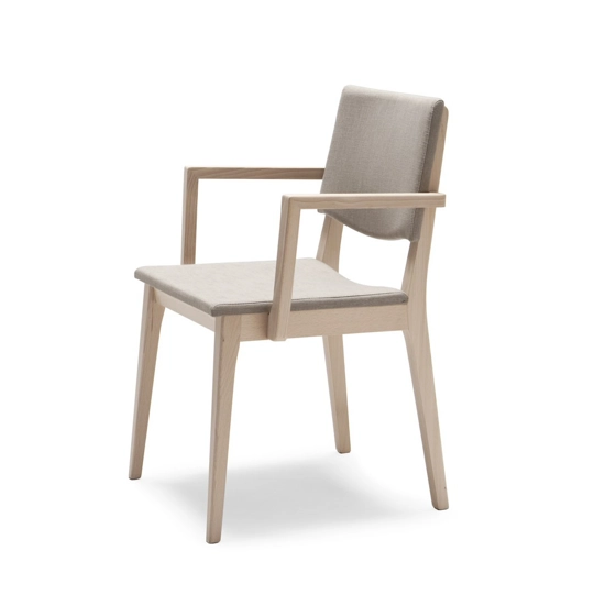 Maxim Soft Braccioli Sedie in legno moderne Origins 1971