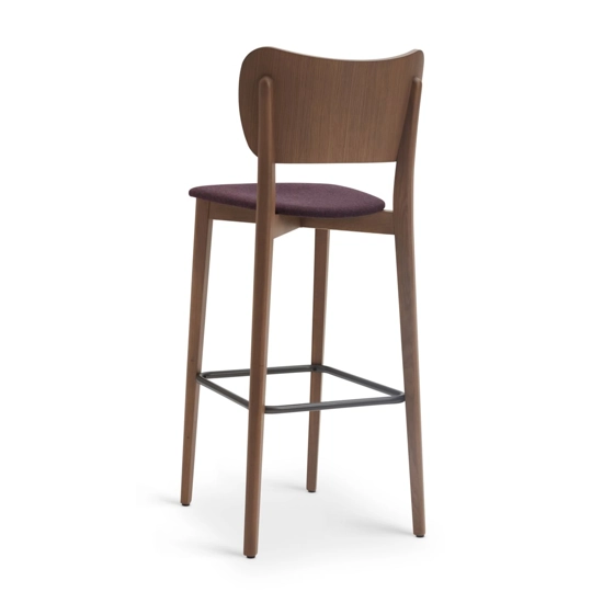 Rami Sgabello Legno - Imbottito Sgabelli contract Origins 1971 2