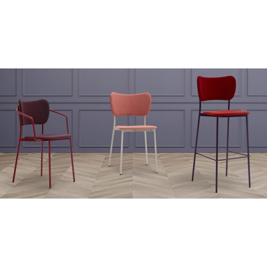 Selma Sgabello Metallo Sgabelli imbottiti Origins 1971 6