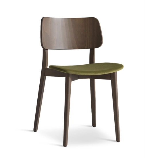 Tula Legno - Imbottita Sedie in legno moderne Origins 1971 8