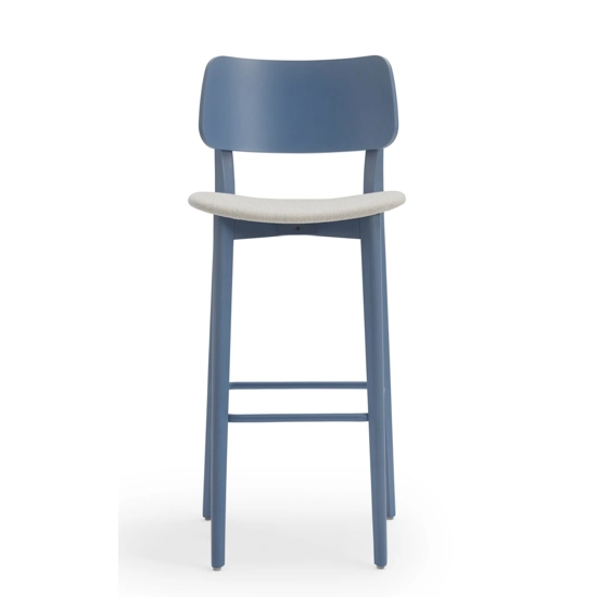 Tula Sgabello Legno - Imbottito Sgabelli contract Origins 1971 3