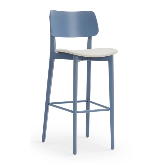 Tula Sgabello Legno - Imbottito Sgabelli contract Origins 1971 4