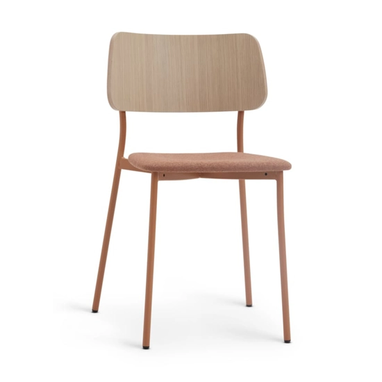 Tula Metallo - Imbottita Sedie in legno moderne Origins 1971 2