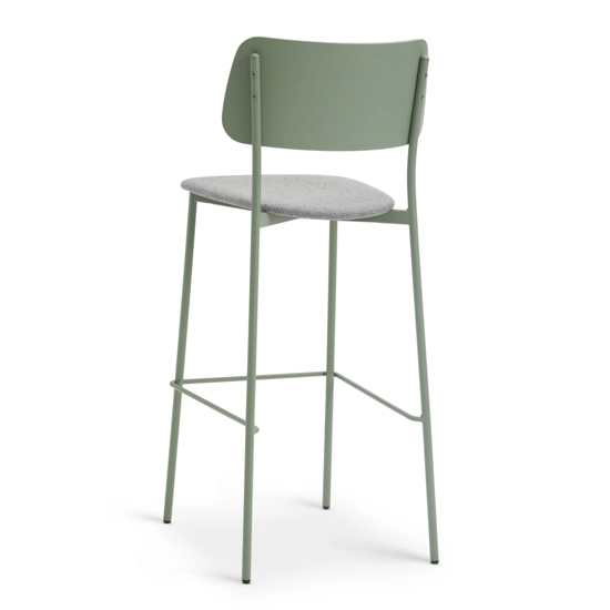 Tula Sgabello Metallo - Imbottito Sgabelli contract Origins 1971 2