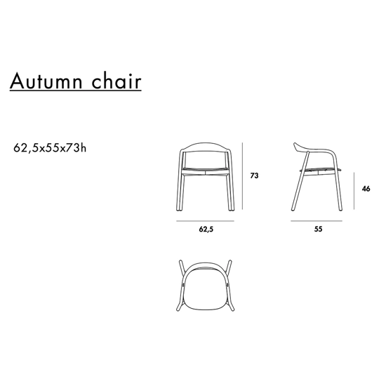AUTUMN Sedie in legno moderne Sovet 12