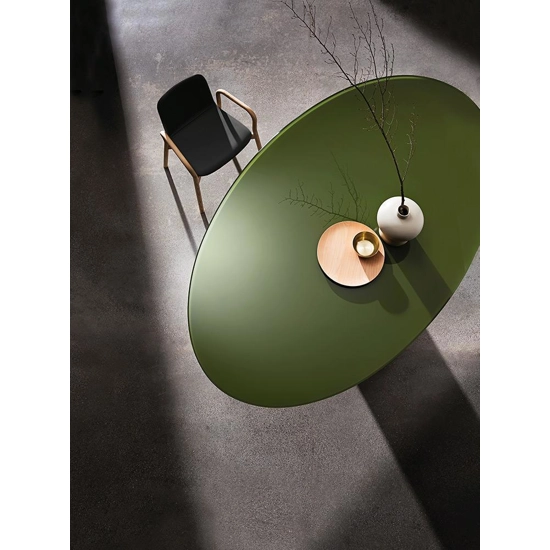 Totem 160x100 Ellittico Tavoli in ceramica Sovet 1