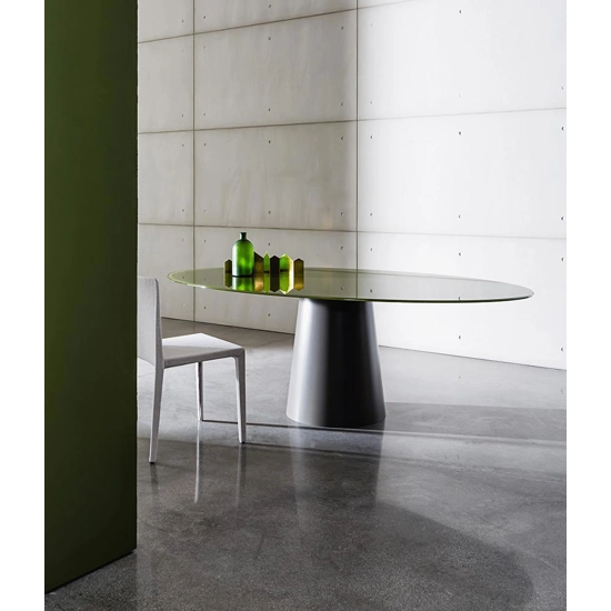 Totem 160x100 Ellittico Tavoli in ceramica Sovet 2