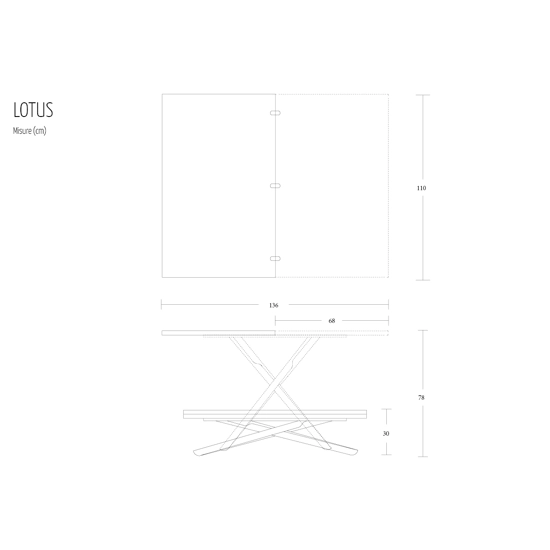 Lotus Transformable tables Altacom 3