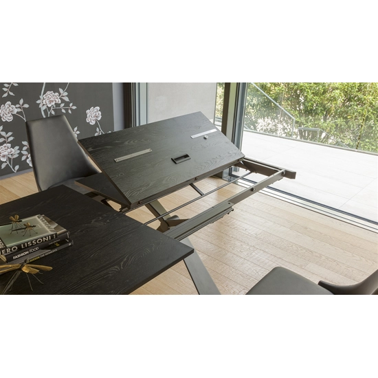 Delta 160x90 (260) - Allunga con Continuità di Vena Tavoli moderni Altacom 5