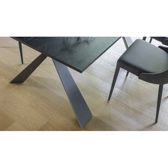 Delta 198x98 (298) - Allunga con Continuità di Vena Tavoli moderni Altacom 1