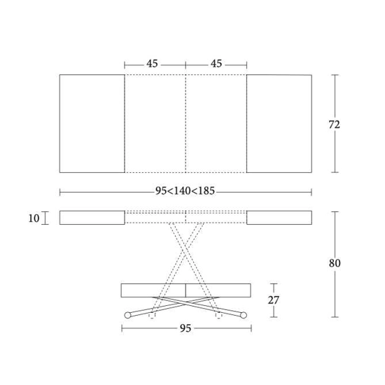 Calypso Transformable tables Altacom 4