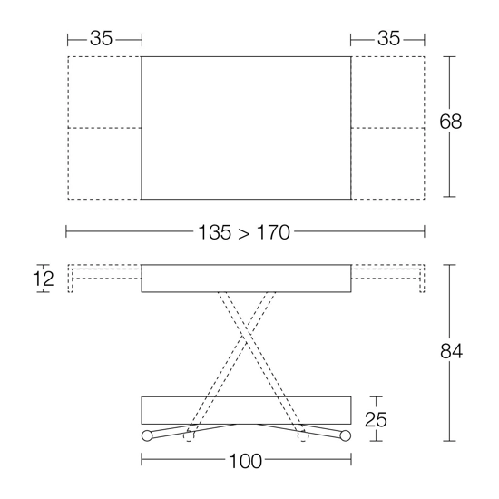 Compact Tavoli trasformabili Altacom 10