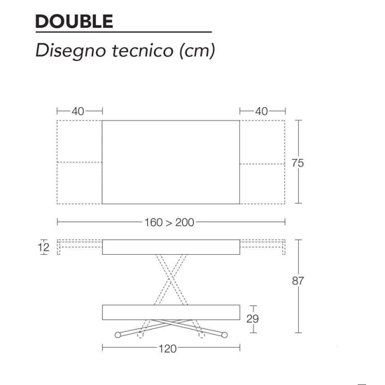 Double Tavoli in legno Altacom 3