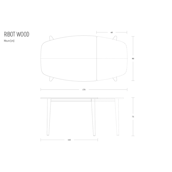 Ribot Wood Tavoli moderni Altacom 5