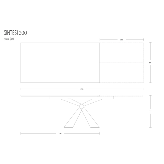 Summary 198x98 (298) Modern tables Altacom 7