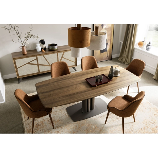 Cannes 200x105 - Piano Ovalizzato Tavoli moderni Altacorte