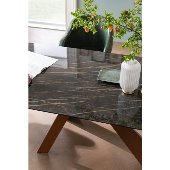 Metal 220x100 - Piano Vetro o Ceramica Tavoli moderni Altacorte 1