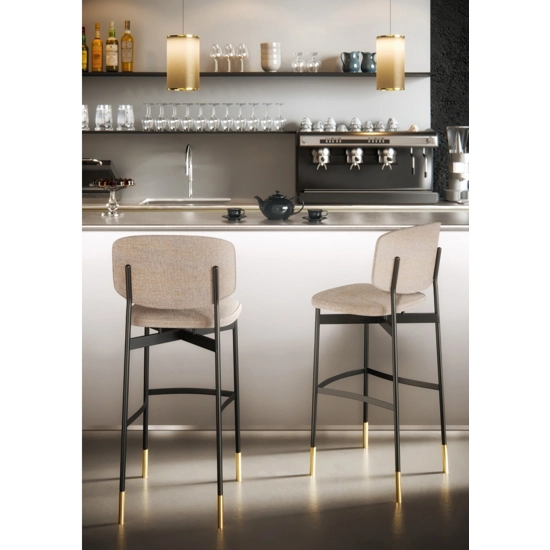 Aiko Upholstered stools Ambiance Italia