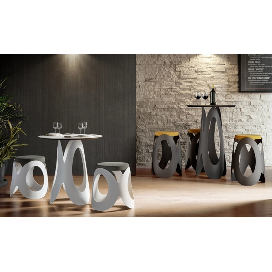 Tavolino 000 ø70 H110 Tavoli fissi Ambiance Italia 3