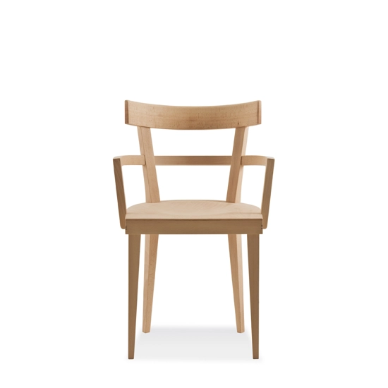 Cafe 461 Modern wooden chairs Billiani 1