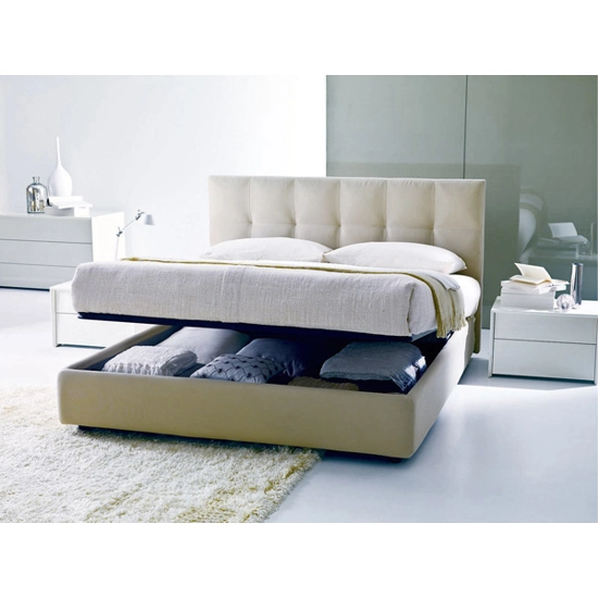 Gemma 0.60 H27 - Contenitore Folding Box - rete 160x200 Letto imbottito Bontempi Letti