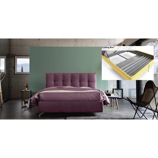 Gemma 0.60 H27 - Contenitore Folding Box - rete 160x200 Letti imbottiti Bontempi Letti 1