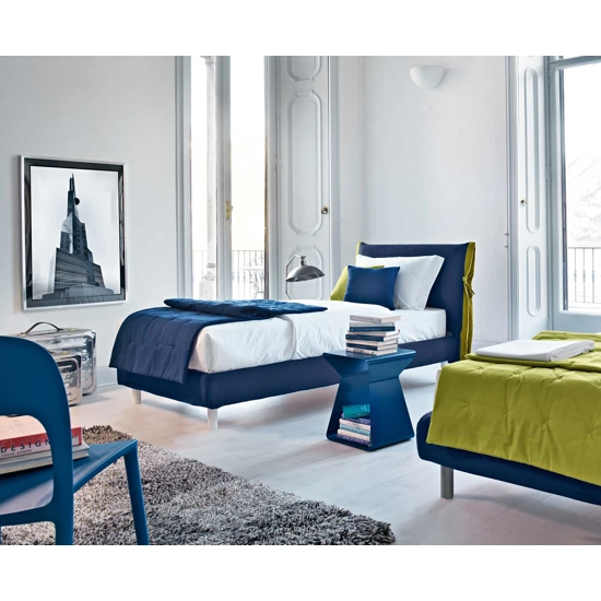 Louise H27 - Folding Box Container - 120x200 mesh Upholstered beds Bontempi Letti 1