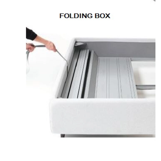 Malou H27 - Contenitore Folding Box - rete 160x200 Letti imbottiti Bontempi Letti 15