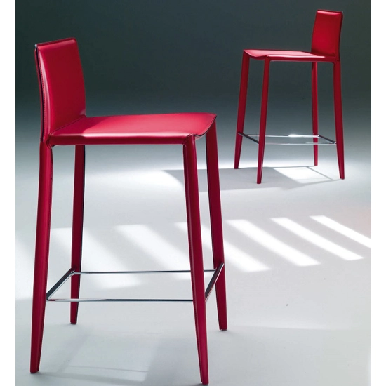 Linda Sgabello basso Sgabelli in pelle ed ecopelle Bontempi 5