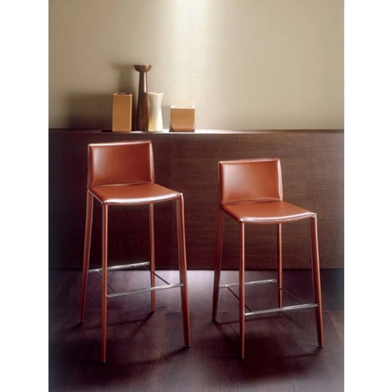 Linda Sgabello basso Sgabelli in pelle ed ecopelle Bontempi 6