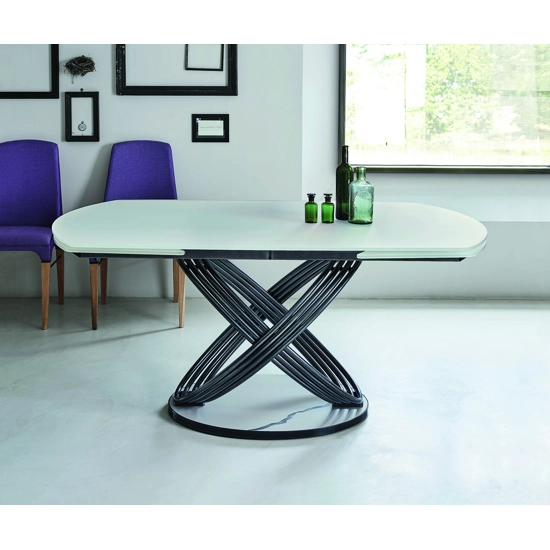 Fusion 150x106 (190-230) - Piano a Botte Tavoli moderni Bontempi