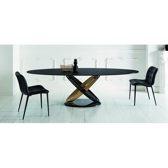 Fusion Elliptical 200x106 Fixed Modern tables Bontempi 5