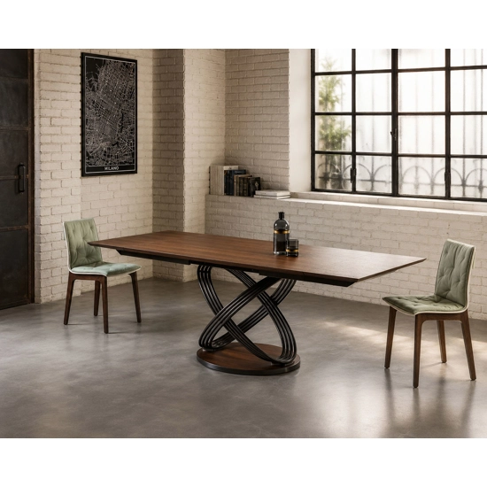 Fusion 160x90 (200-240) Rectangular Modern tables Bontempi