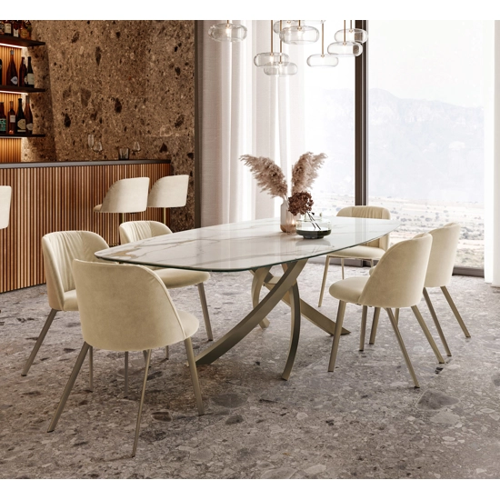 Artistic 200x116 Barrel top Fixed tables Bontempi 4