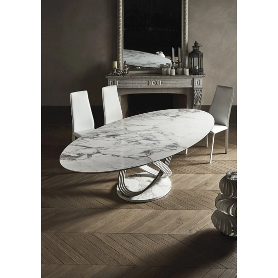 Fusion Elittico 200x106 Fisso Tavoli moderni Bontempi 3