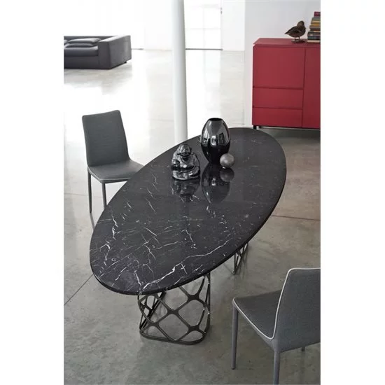 Majesty 250x116 Fisso Ovale Tavolo di design Bontempi