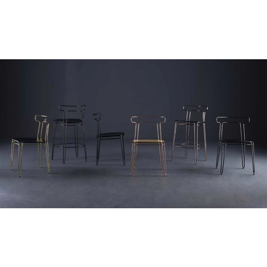 Jackie Sedie in metallo Colico 4