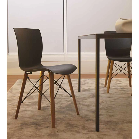 Rap Wood Sedie in plastica di design Colico 9
