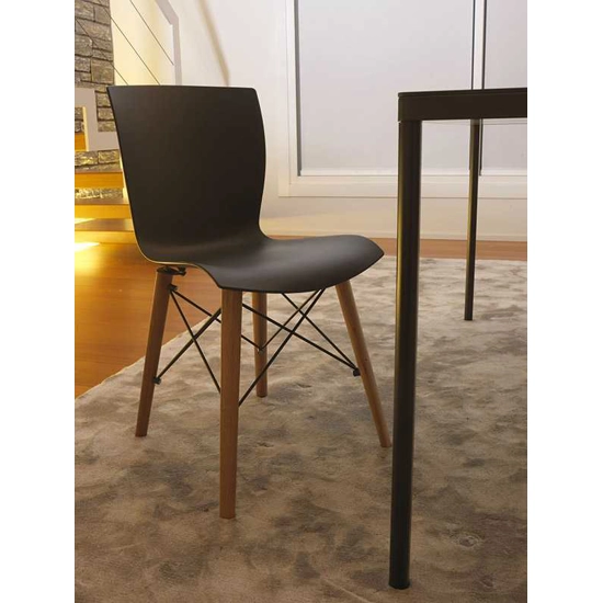 Rap Wood Sedie in plastica di design Colico 10