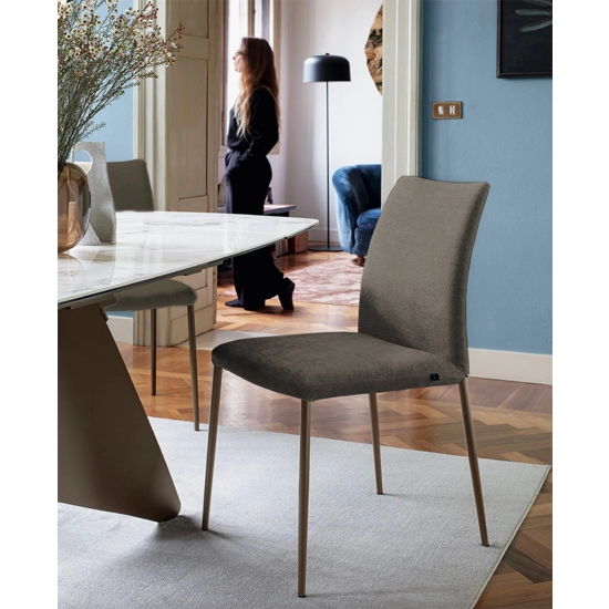 ATLAS CB2333-S  (Sfoderabile con Schienale Flessibile) Upholstered chairs Connubia 4