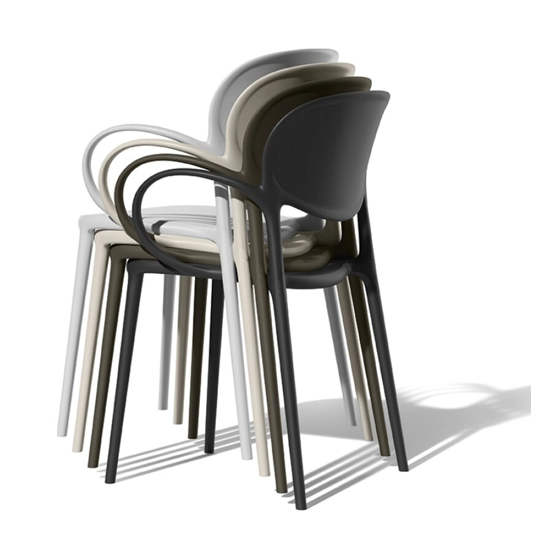 ABBY BRACCIOLI CB2192 Sedie in plastica di design Connubia 1