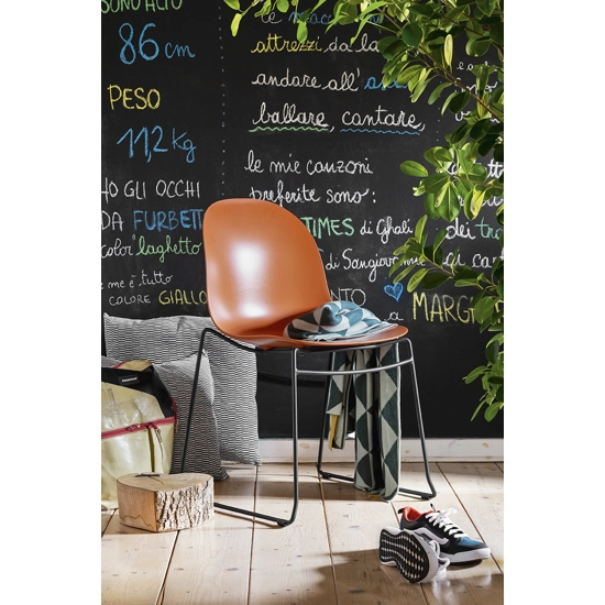 Academy CB1696 Sedie in plastica di design Connubia 1